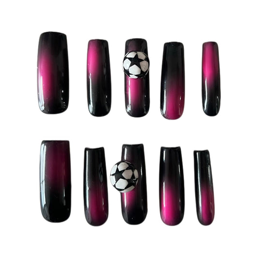 SOCCER PRESS ON NAILS