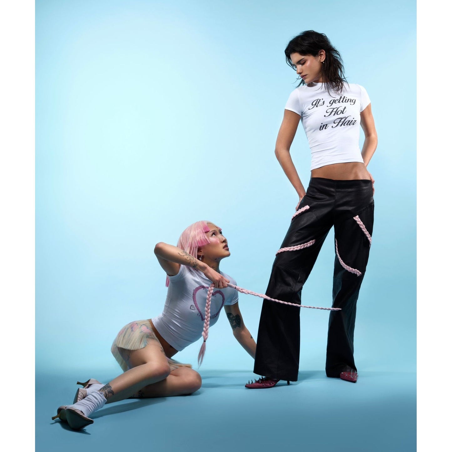 MAIN C-HAIR-ACTER LEATHER PANTS