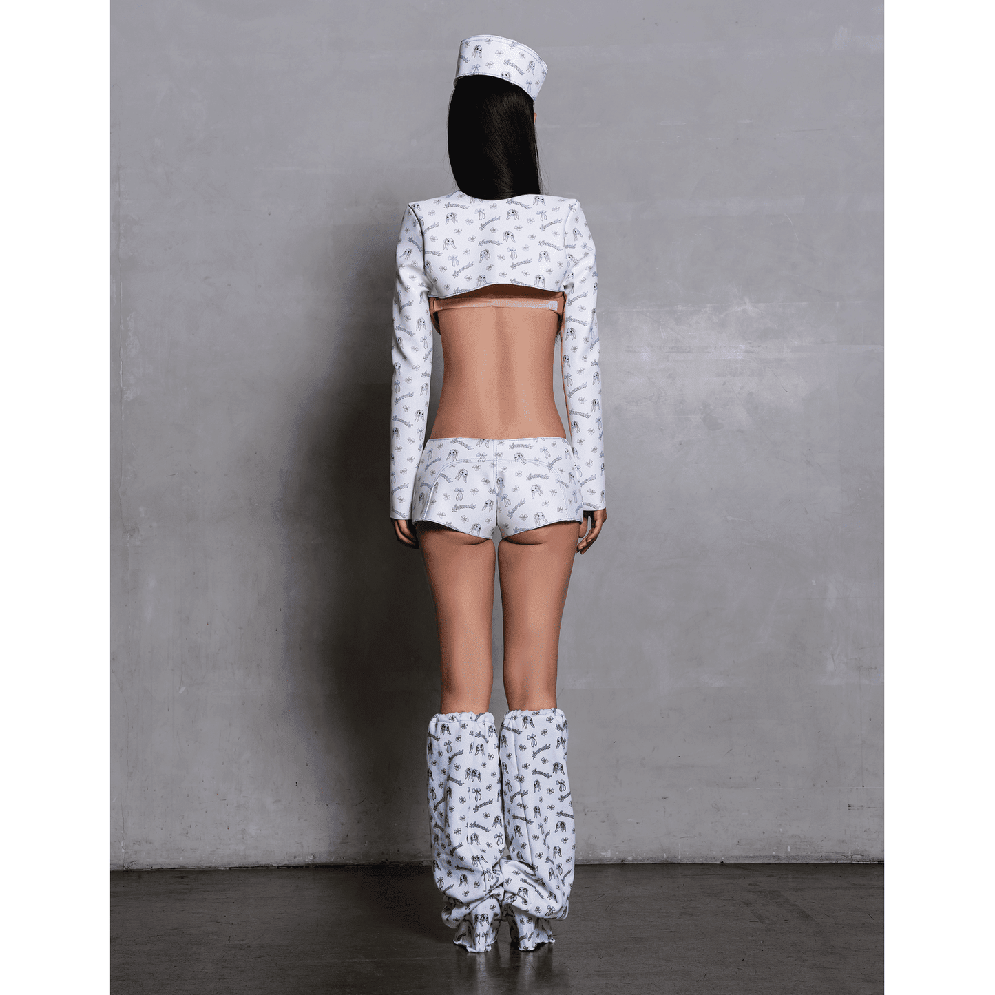 LAPINOU LEATHER CROPPED JACKET