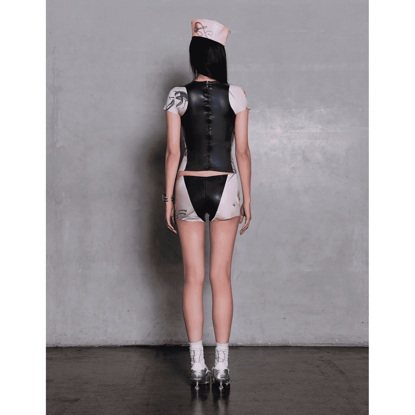 DOGOUFLAGE LATEX MICRO SHORT