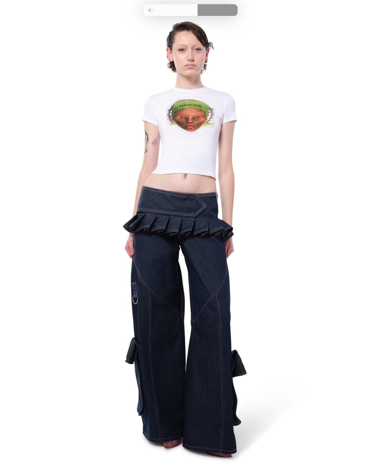 DENIM MIMI SKIRT
