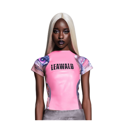 PINK LATEX TOP