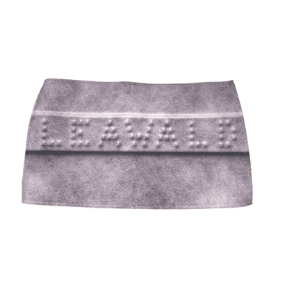 GREY FAKE EMBOSSED LEATHER MINI SKIRT