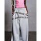 STUDDED FAUX BELT JOGGER