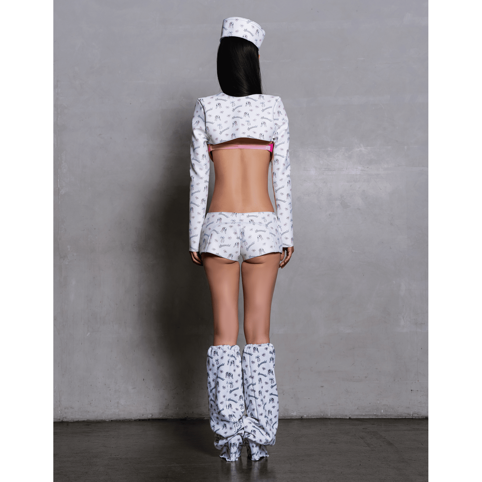 LAPINOU LEATHER MICRO SHORT