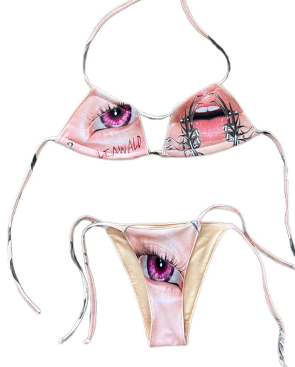 TRIBAL FACE BIKINI BOTTOM