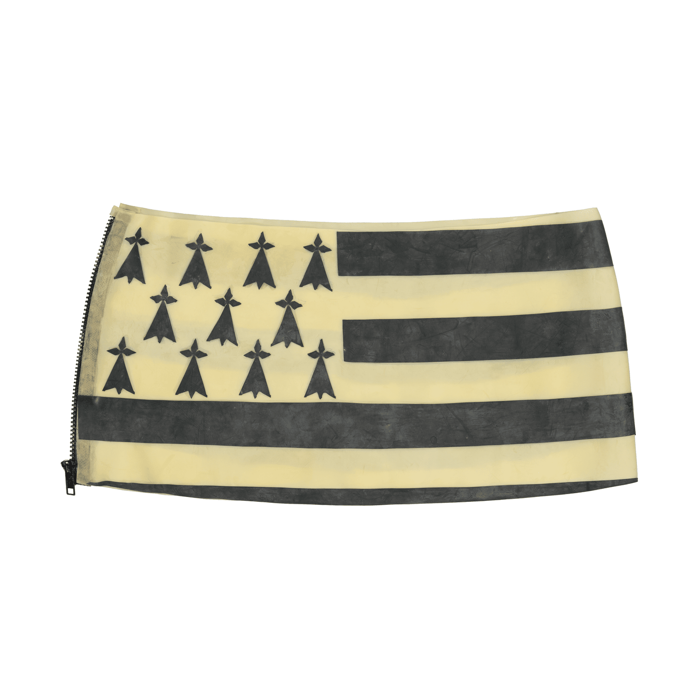 LATEX BRETAGNE FLAG MINI SKIRT